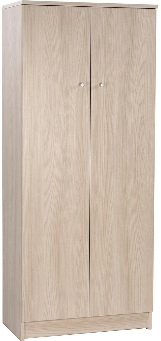 Sarmog Kadir 62x34x147cm (763807) Armoire à porte battante Blanc, Beige 2 portes