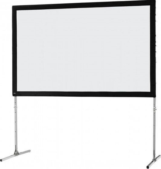 Écran de projection pliable celexon Mobil Expert 244x152 Projection de face 113 pouces 16:10 Dos noir, Avec télécommande Avant Sur pieds