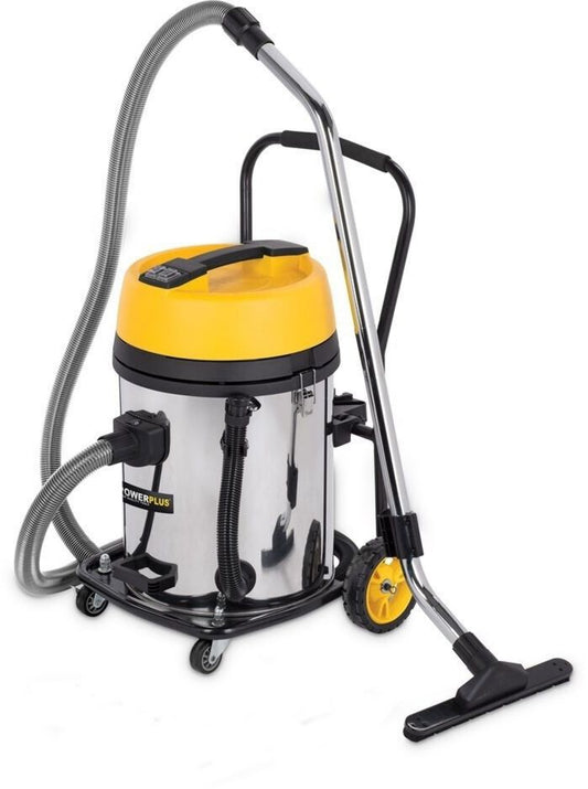 Aspirateur eau et poussières réservoir 60 L Varo Pow X325 1 200 W Avec sac Tube télescopique Filtre à air Secteur / 230V pour Extérieur