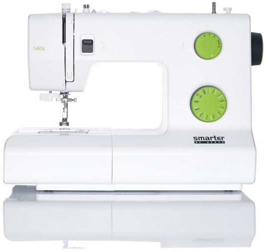 Machine à coudre mécanique Pfaff Smarter 140S Enfile-aiguille, Éclairage du plan de travail Boutonnière automatique, Boutonnière automatique 4 étapes