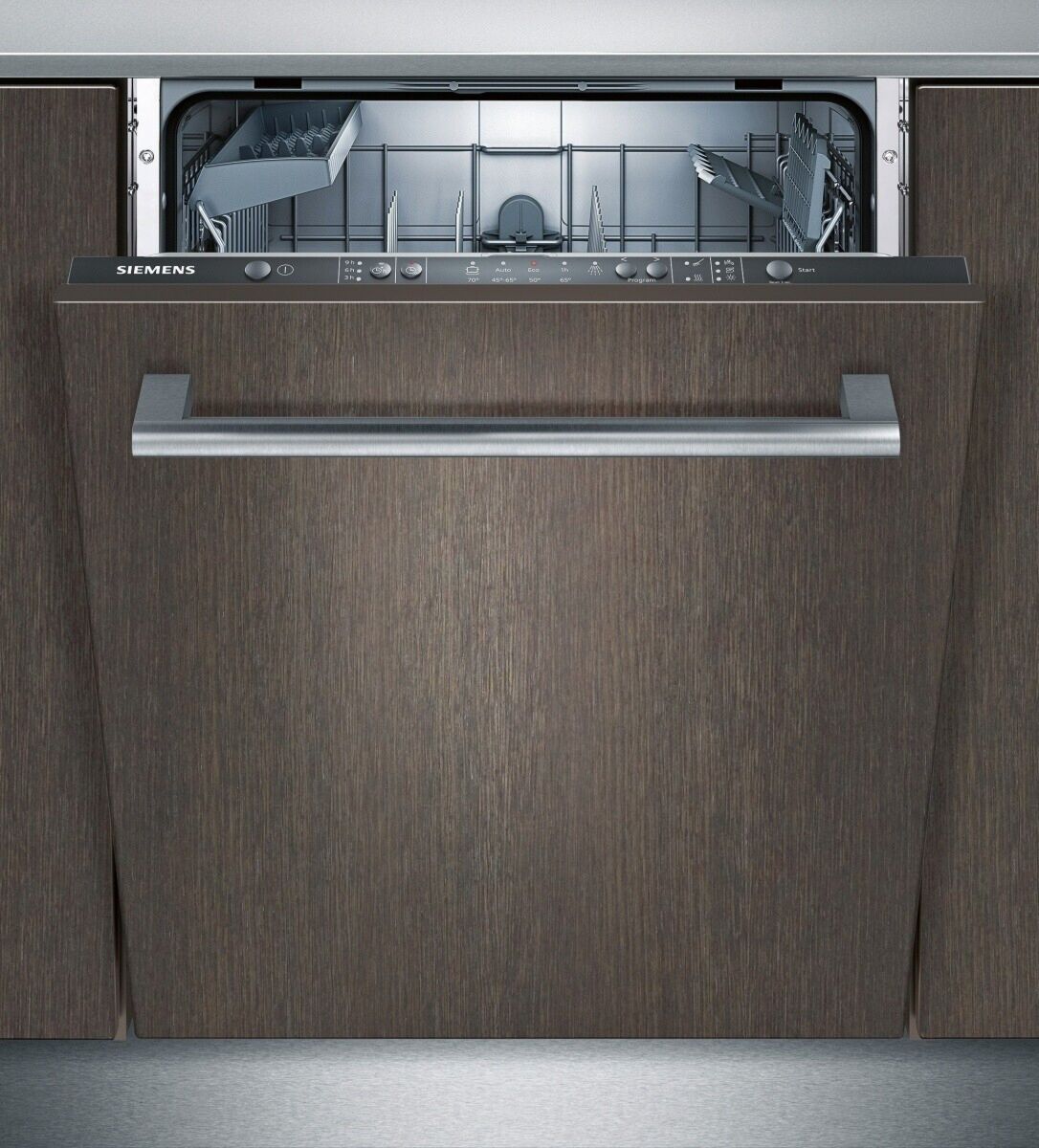 Siemens SN615X00AE Lave-vaisselle encastrable 2 100 W Départ différé, Assistant dosage produit Moteur à induction 48 dB Gris Touches de commande