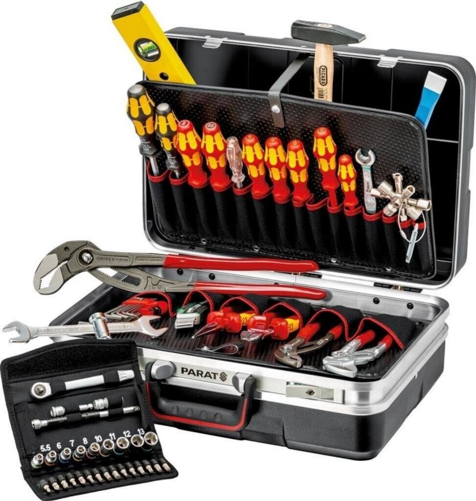 Knipex 002121HKS Coffret à outils 24 pièces pour Sanitaire Acier Verrouillable Noir
