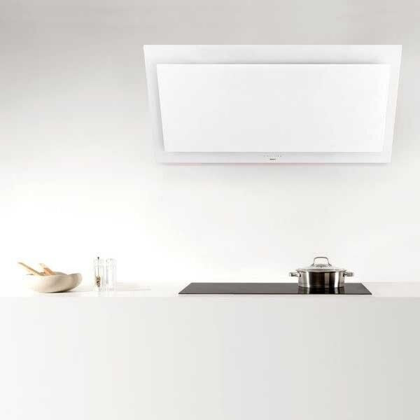 Novy Vision 7848 Hotte aspirante largeur 120 cm Vitesse intensive, Aspiration périmétrale Lampe LED, Voyant de saturation du filtre 1 moteur 230 V