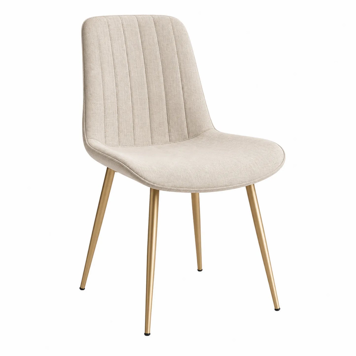 Chaise en tissu avec pieds en métal 80cm