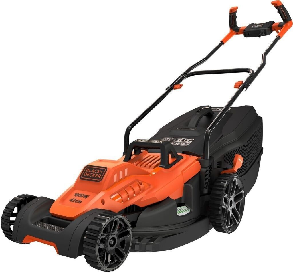 Tondeuse à gazon Black & Decker BEMW481BH-QS 42 cm 1 800 W Poignée, Réglage centralisé de la hauteur de coupe
