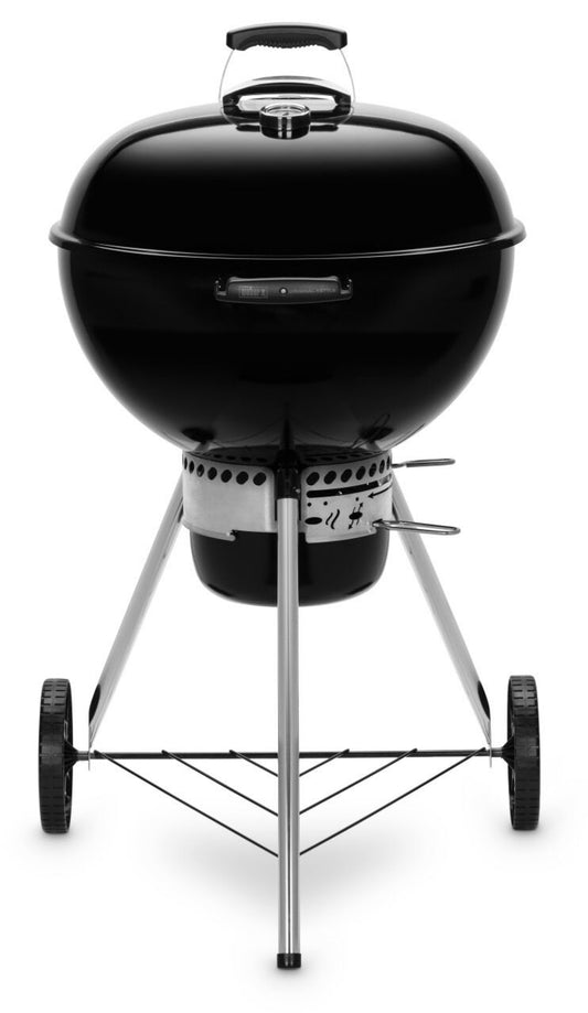 Barbecue Weber Original Kettle E-5730 57 cm (14201004) largeur 51,5 cm Grille, Clapet d'aération pour Extérieur hauteur 89 cm Noir profondeur 62 cm