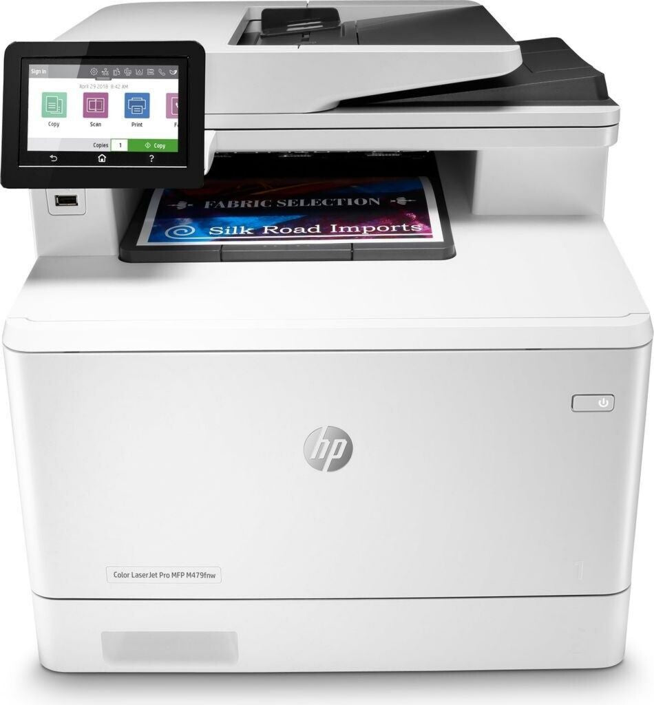 HP Color LaserJet Pro MFP M479fnw (W1A78A) Imprimante multifonction laser couleur 10,9 cm largeur 416 mm Wi-Fi A4 Mopria, HP ePrint Écran tactile Gris